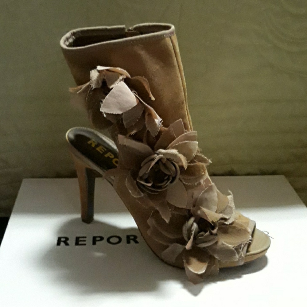 high heel booties
